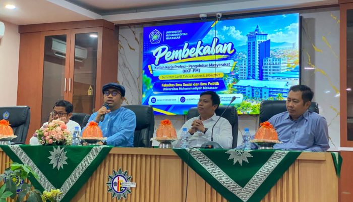 KKP-PM FISIP Unismuh Makassar Padukan Pengabdian Masyarakat dan Magang