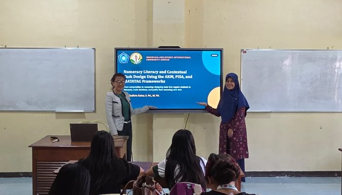 Dosen Unismuh Kenalkan Asesmen Numerasi Indonesia kepada Mahasiswa Filipina